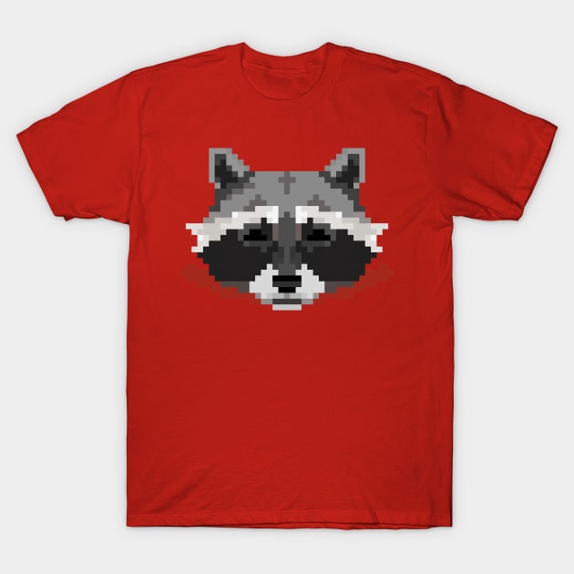 Racoon T-Shirt by cowboyknees